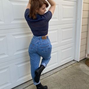 Vintage high waisted Mom jeans, Route 66, Size 6